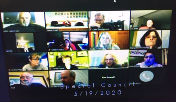 Lake Geneva city council meeting on video